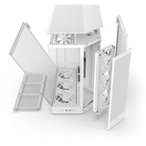 NZXT H9 Flow RGB boîtier midi tower Blanc (mat) | 2x USB-A | 1x USB-C | RGB | Verre Trempé