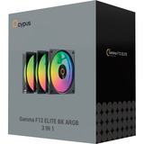 Ocypus Gamma F12 Elite ARGB ventilateurs de boîtier Noir, 3 pièces, 120 x 120 x 25 mm, PWM