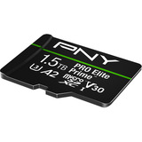 PNY Pro Elite Prime microSD 1,5 TB, Carte mémoire Noir/Vert