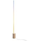 Philips Lampadaire Gradient Signe, Lumière LED Blanc/bois, Philips Hue White and Color ambiance Lampadaire Gradient Signe, Éclairage de plancher intelligent, Bluetooth/Zigbee, Blanc, LED, Aluminium, Ampoule(s) non remplaçable(s)
