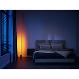 Philips Lampadaire Gradient Signe, Lumière LED Blanc/bois, Philips Hue White and Color ambiance Lampadaire Gradient Signe, Éclairage de plancher intelligent, Bluetooth/Zigbee, Blanc, LED, Aluminium, Ampoule(s) non remplaçable(s)