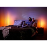 Philips Lampadaire Gradient Signe, Lumière LED Blanc/bois, Philips Hue White and Color ambiance Lampadaire Gradient Signe, Éclairage de plancher intelligent, Bluetooth/Zigbee, Blanc, LED, Aluminium, Ampoule(s) non remplaçable(s)