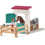 Schleich HORSE CLUB Horse Box Hannah et Cayenne, Figurine Ferme, 5 an(s), Multicolore