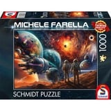 Schmidt Spiele Michele Farella : Splendeur cosmique des couleurs - Voyage dans l'espace, Puzzle 
