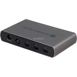 Sonnet Echo 5 Thunderbolt 4 Noir, Station d'accueil Argent/Noir, Thunderbolt 4, Thunderbolt 4, USB 3.2 Gen 2 (3.1 Gen 2) Type-A, USB Type-C, 60 Hz, Noir, CC, 20 V