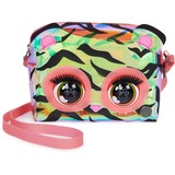 Spin Master PURSE PETS - TIGRE HOLOGRAPHIQUE - ANIMAL INTERACTIF FORMAT SAC À MAIN - Sac pour Enfant Tigre Qui Cligne Des Yeux - À L'Epaule Ou En Bandoulière - Sons Et Modes De Jeu - Jouet Enfant 4 Ans Et + Multicolore