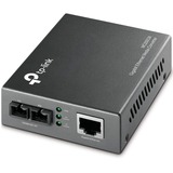 TP-Link Omada MC200CM convertisseur de support réseau 1000 Mbit/s 850 nm Multimode Noir Gris, 1000 Mbit/s, IEEE 802.3ab, IEEE 802.3i, IEEE 802.3u, IEEE 802.3z, Gigabit Ethernet, 10,100,1000 Mbit/s, Complète, Demi, Cat5, Cat5e