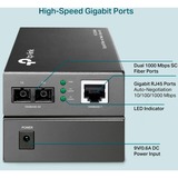 TP-Link Omada MC200CM convertisseur de support réseau 1000 Mbit/s 850 nm Multimode Noir Gris, 1000 Mbit/s, IEEE 802.3ab, IEEE 802.3i, IEEE 802.3u, IEEE 802.3z, Gigabit Ethernet, 10,100,1000 Mbit/s, Complète, Demi, Cat5, Cat5e