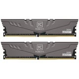 Team Group T-FORCE TTCED464G3600HC18JDC01 module de mémoire 64 Go 2 x 32 Go DDR4 3600 MHz, Mémoire vive Noir, 64 Go, 2 x 32 Go, DDR4, 3600 MHz, 288-pin DIMM, Gris, Titane