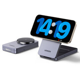 UGREEN W528 Chargeur Magsafe 2 en 1 Gris