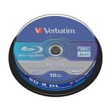 Verbatim BD-R 50 GO, Disques Blu-ray 6x, 10 pièces, Vente au détail