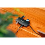 Verbatim CMH-09 USB Type-C 10000 Mbit/s Argent, Station d'accueil Gris, USB Type-C, HDMI, RJ-45, USB 3.2 Gen 1 (3.1 Gen 1) Type-A, USB 3.2 Gen 2 (3.1 Gen 2) Type-A, USB 3.2 Gen 2..., MicroSD (TransFlash), SD, 10000 Mbit/s, 60 Hz, Argent