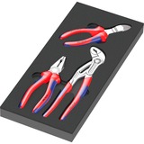 Wera 9780 Insert en mousse avec pince KNIPEX Set 1, 3 pièces, Set de pinces Noir/gris