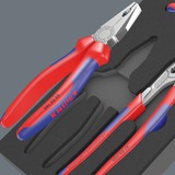 Wera 9780 Insert en mousse avec pince KNIPEX Set 1, 3 pièces, Set de pinces Noir/gris