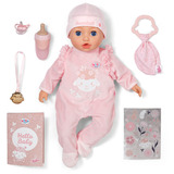 ZAPF Creation @BABY born Annabell 43cm, Poupée BABY born @ Annabell 43cm, Poupée, Femelle, 3 an(s), Garçon/Fille, Sonore, 430 mm