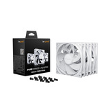 be quiet! Pure Wings 3, Ventilateur de boîtier Blanc, Ventilateur, 12 cm, 1500 tr/min, 80 m³/h, Blanc