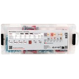 fischer Mini-FixTainer-DUOPOWER, boîte promotionnelle "Klopp Signature", Cheville Gris clair/Rouge