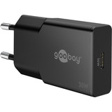 goobay Chargeur rapide USB-C PD GaN Slim (30 W) Noir