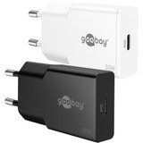 goobay Chargeur rapide USB-C PD GaN Slim (30 W) Noir