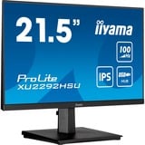 iiyama ProLite XU2292HSU-B6 écran plat de PC 54,6 cm (21.5") 1920 x 1080 pixels Full HD LED Noir 22" Moniteur  Noir (Mat), 54,6 cm (21.5"), 1920 x 1080 pixels, Full HD, LED, 4 ms, Noir