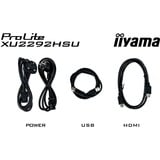iiyama ProLite XU2292HSU-B6 écran plat de PC 54,6 cm (21.5") 1920 x 1080 pixels Full HD LED Noir 22" Moniteur  Noir (Mat), 54,6 cm (21.5"), 1920 x 1080 pixels, Full HD, LED, 4 ms, Noir