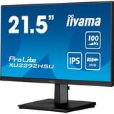 iiyama ProLite XU2292HSU-B6 écran plat de PC 54,6 cm (21.5") 1920 x 1080 pixels Full HD LED Noir 22" Moniteur  Noir (Mat), 54,6 cm (21.5"), 1920 x 1080 pixels, Full HD, LED, 4 ms, Noir