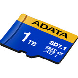 ADATA Premier Extreme microSDXC SD7.1 1 TB, Carte mémoire Bleu/Jaune