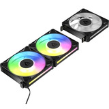 ARCTIC BioniX P14 A-RGB ventilateurs de boîtier Noir, 3 pièces, 140 x 140 x 28 mm, PWM