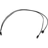 Alphacool Diviseur en Y aRGB 3 broches vers 2x 3 broches, 60 cm, Câble en Y Noir