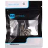 Alphacool Montage Core Push 17mm M3/M4/UNC 6-32 Set 4x Noir/Argent