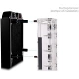 Alphacool Montage Core Push 17mm M3/M4/UNC 6-32 Set 4x Noir/Argent
