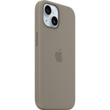 Apple Coque en silicone avec MagSafe pour iPhone 15, Housse/Étui smartphone Marron