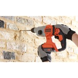 BLACK+DECKER Perceuse à percussion sans fil BCD900B, Marteau piqueur Orange/Noir