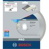 Bosch Disque diamant PRO pour céramique, Ø 230mm, Disque de coupe 