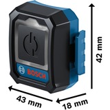 Bosch GCT 30-42 Professional accessoire pour dépoussiéreur Démarreur automatique, Module de connexion Bleu, Démarreur automatique, Noir, Bleu, 43 mm, 18 mm, 42 mm, 77 mm