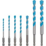 Bosch Set de forets EXPERT HEX-9 MultiConstruction, 7 pièces, Jeu de mèches de perceuse 