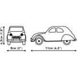 COBI Transporteur de voitures Citroen Type H & 2CV Type AZ, Jouets de construction 