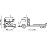 COBI Transporteur de voitures Citroen Type H & 2CV Type AZ, Jouets de construction 