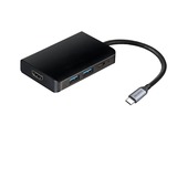 Chieftec DSC-501 hub & concentrateur USB 3.2 Gen 1 (3.1 Gen 1) Type-C 5000 Mbit/s Noir, Station d'accueil Noir, USB 3.2 Gen 1 (3.1 Gen 1) Type-C, HDMI, USB 3.2 Gen 1 (3.1 Gen 1) Type-A, USB 3.2 Gen 1 (3.1 Gen 1) Type-C, 5000 Mbit/s, 3840 x 2160 pixels, Noir, Aluminium, Plastique