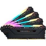 Corsair 32 Go DDR4-3600 Quad-Kit, Mémoire vive Noir, CMW32GX4M4D3600C16, Vengeance RGB Pro, XMP