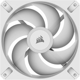 Corsair iCUE AR120 Digital RGB 120mm PWM Fan, Ventilateur de boîtier Blanc, Connecteur de ventilateur PWM à 4 broches