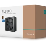 DeepCool PL800D, 800 Watt alimentation  Noir