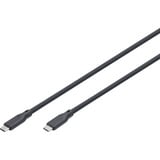 Digitus Câble de connexion en silicone USB4 Gen 2x2 USB-C > USB-C Noir