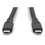 Digitus Câble de connexion en silicone USB4 Gen 2x2 USB-C > USB-C Noir