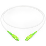 Digitus Câble de raccordement fibre optique simplex, renforcé en acier, monomode, SC/APC > SC/APC Blanc