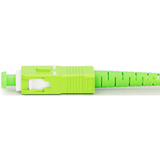 Digitus Câble de raccordement fibre optique simplex, renforcé en acier, monomode, SC/APC > SC/APC Blanc