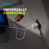 Digitus Chargeur USB GaN 100W, 2x USB-C, 1x USB-A 