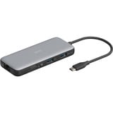 Digitus Station d'accueil USB-C 7 ports Gris/Noir