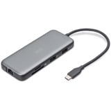 Digitus Station d'accueil USB-C 7 ports Gris/Noir