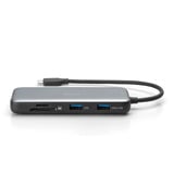 Digitus Station d'accueil USB-C 7 ports Gris/Noir